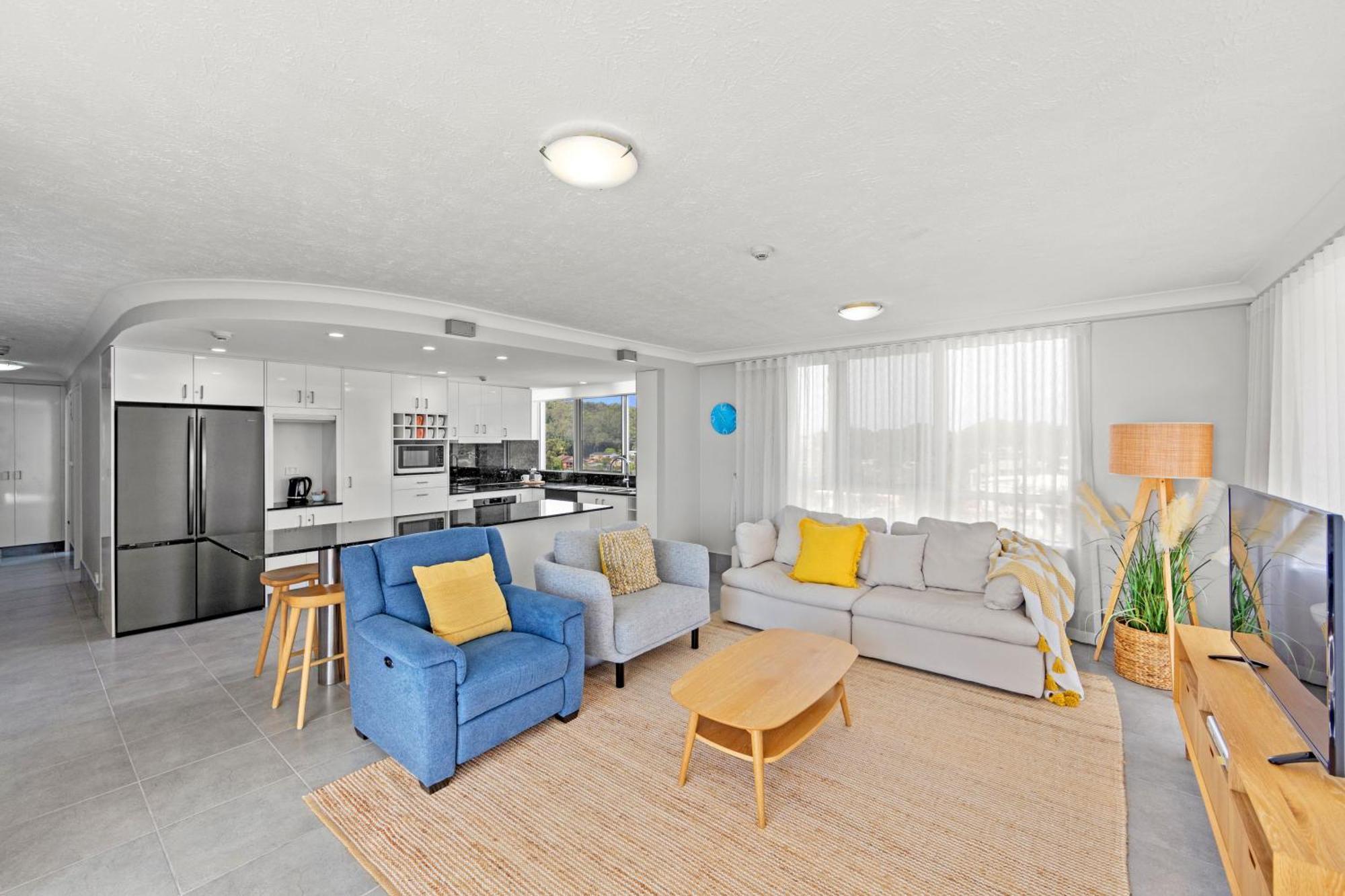 ゴールドコースト バーレイ ビーチ タワーアパートホテル 部屋 写真